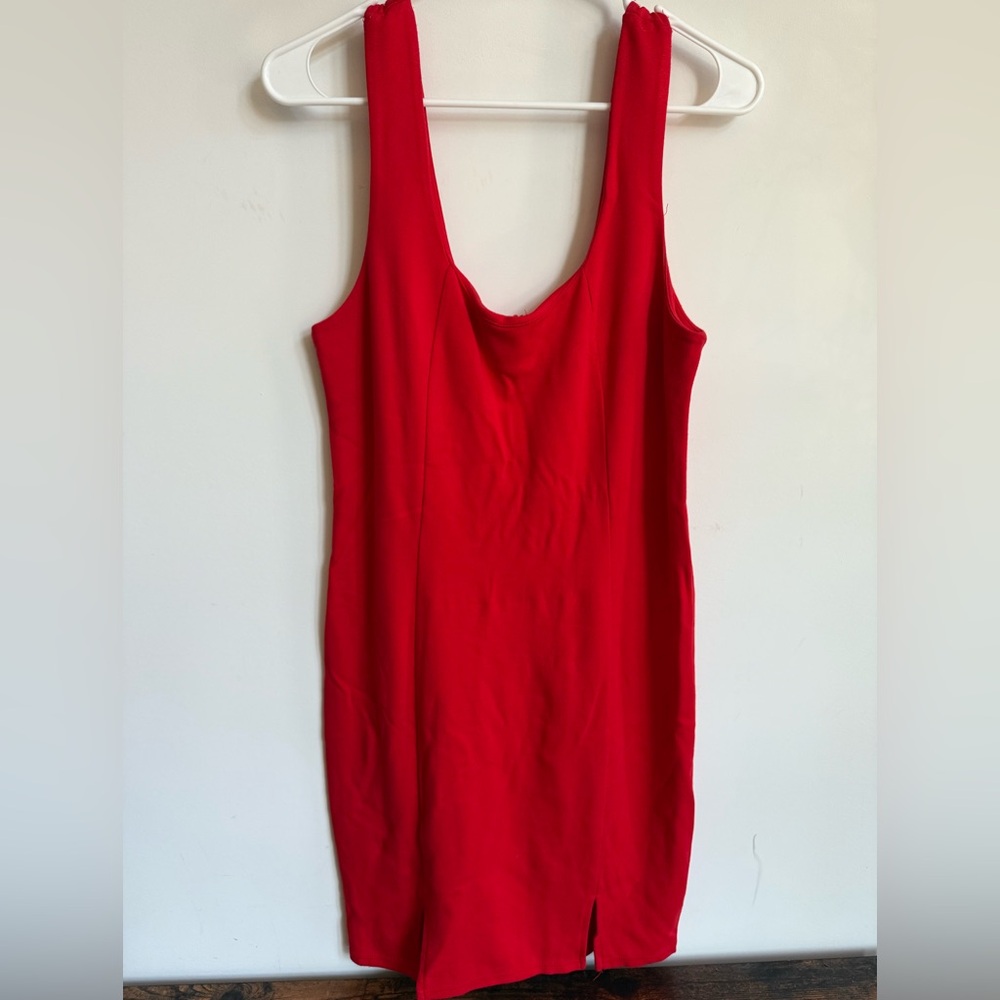 Red dress